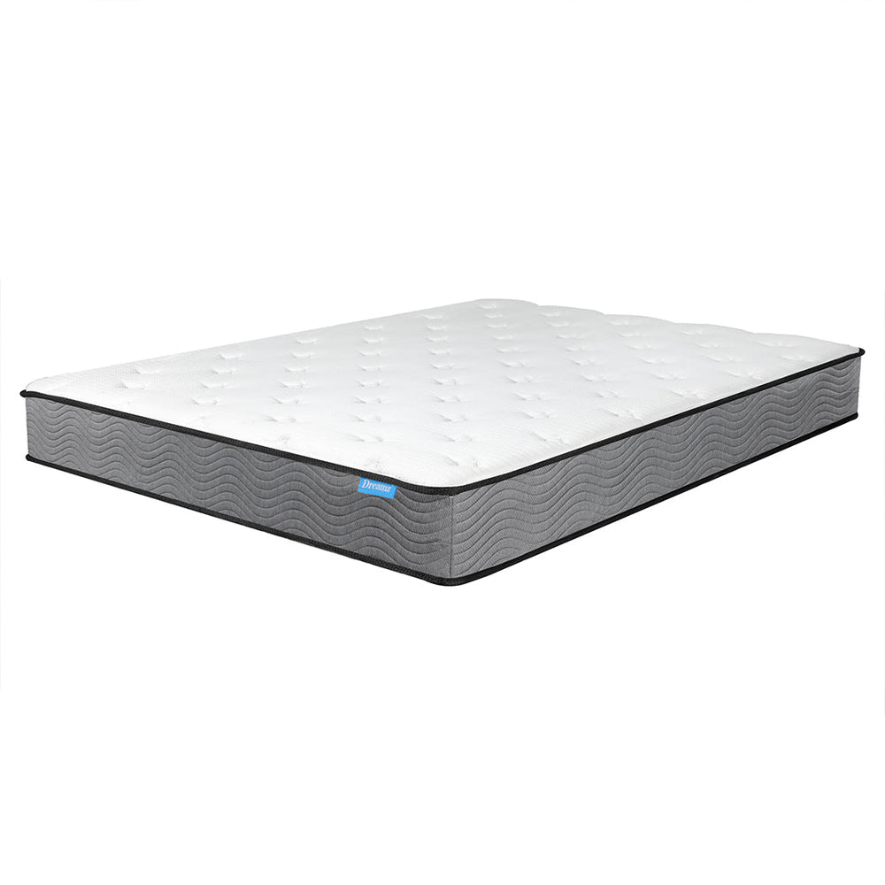 Dreamz Spring Mattress Pocket Bed Top Coil Sleep Foam Extra Firm King 23CM