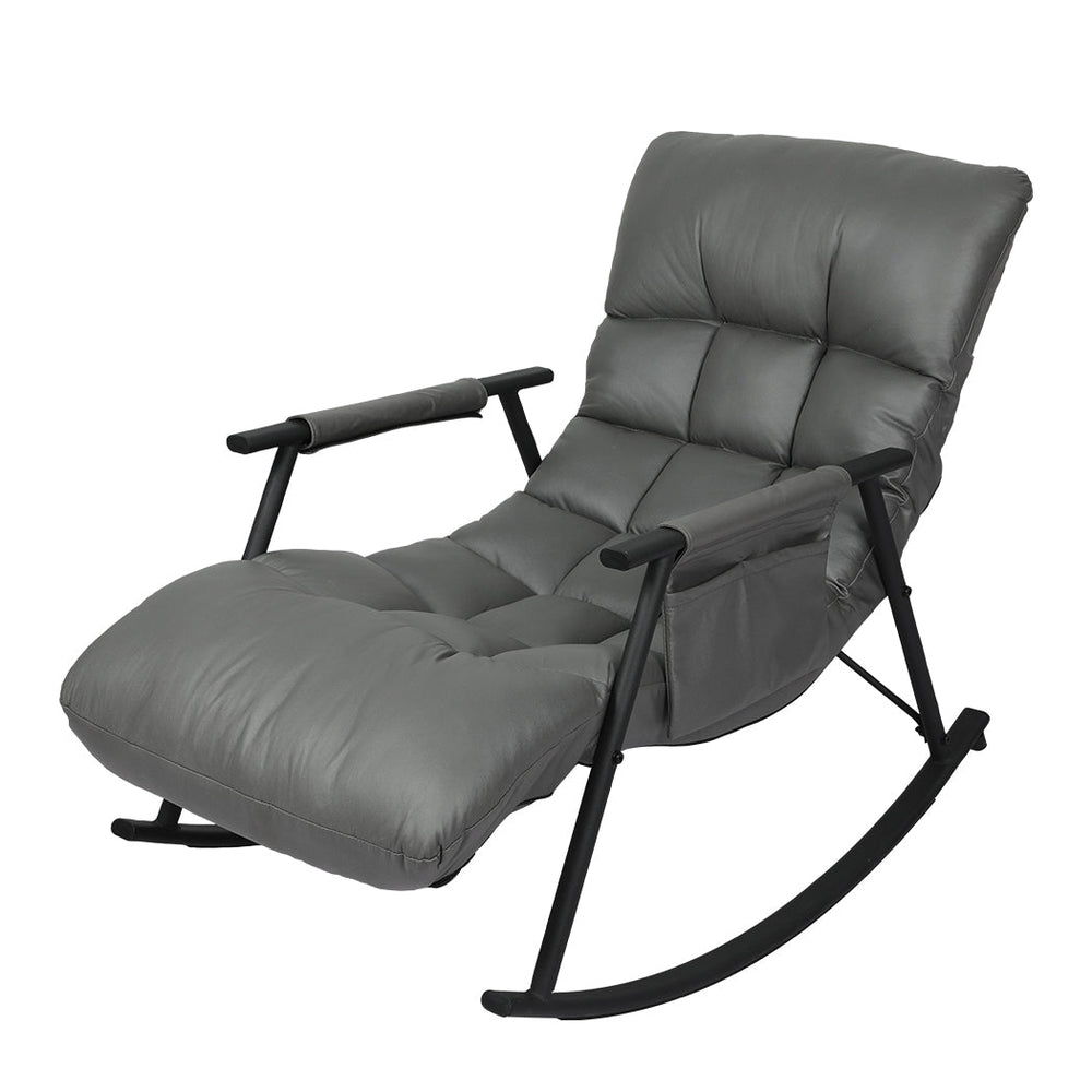 Levede Recliner Armchair Rocking Lounger Outdoor Loungue Chair Body Curve Fit