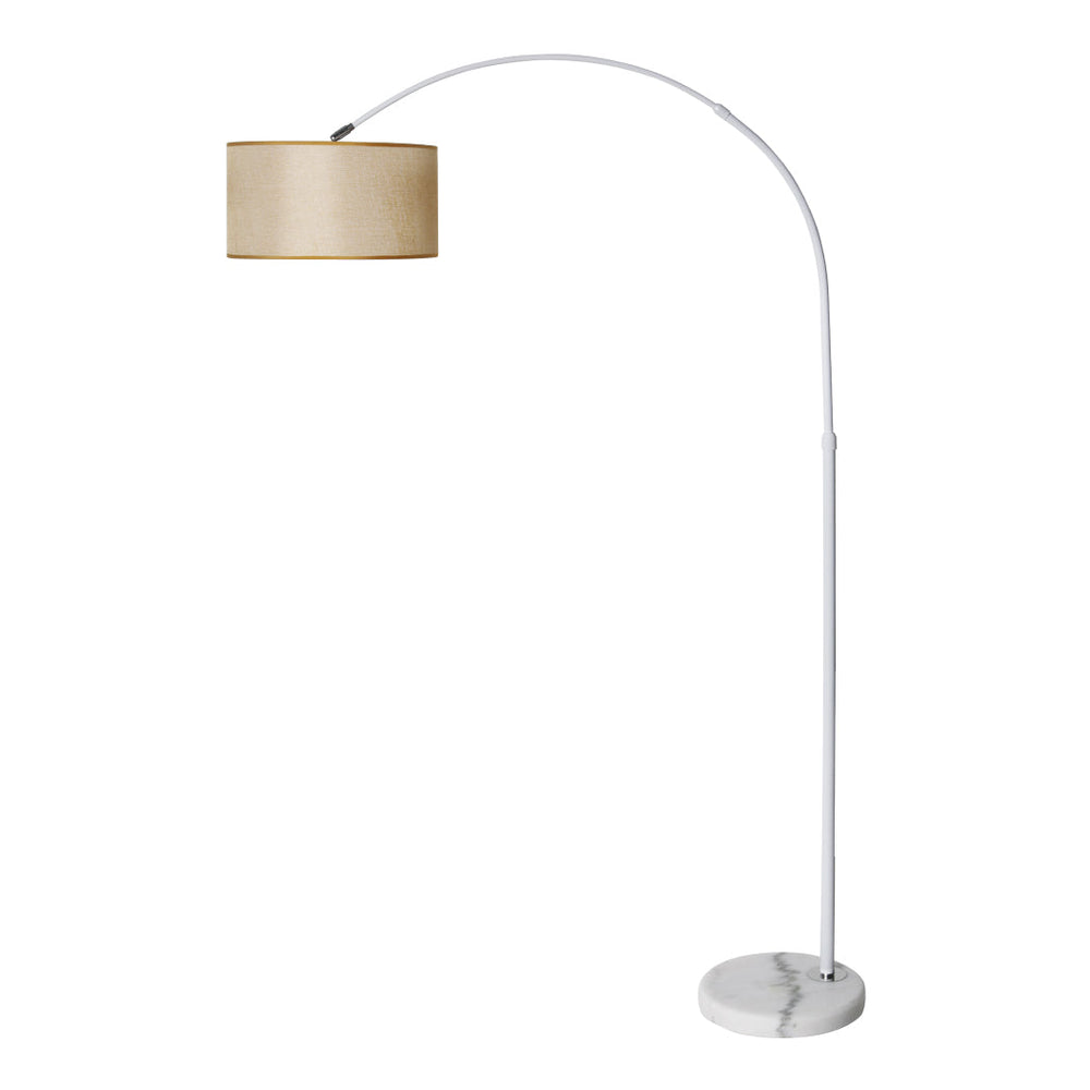 Emitto Modern LED Floor Lamp Reading Light Free Standing Adjustable Marble Base