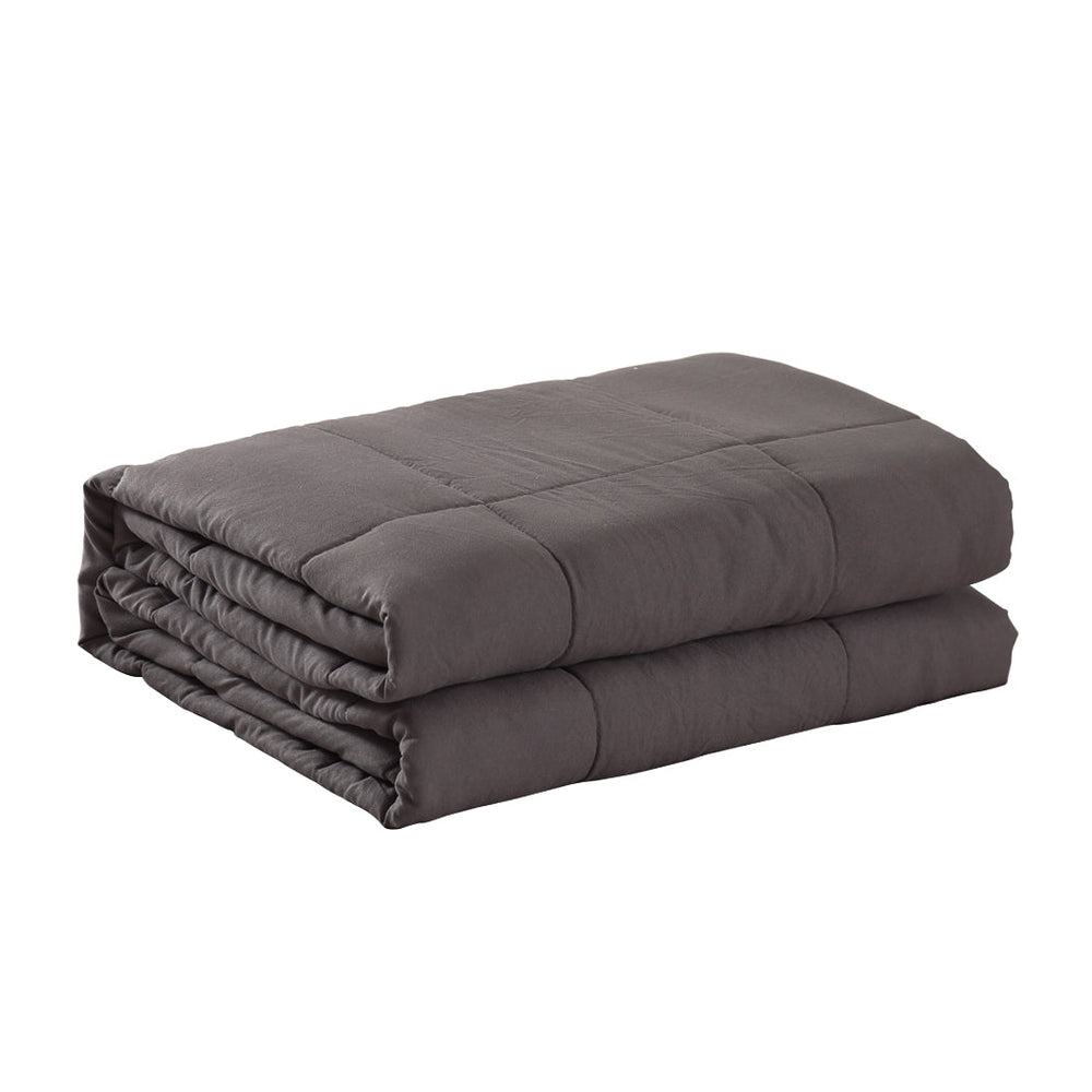 DreamZ Weighted Blanket Heavy Gravity Deep Relax 5KG Adult Double Grey