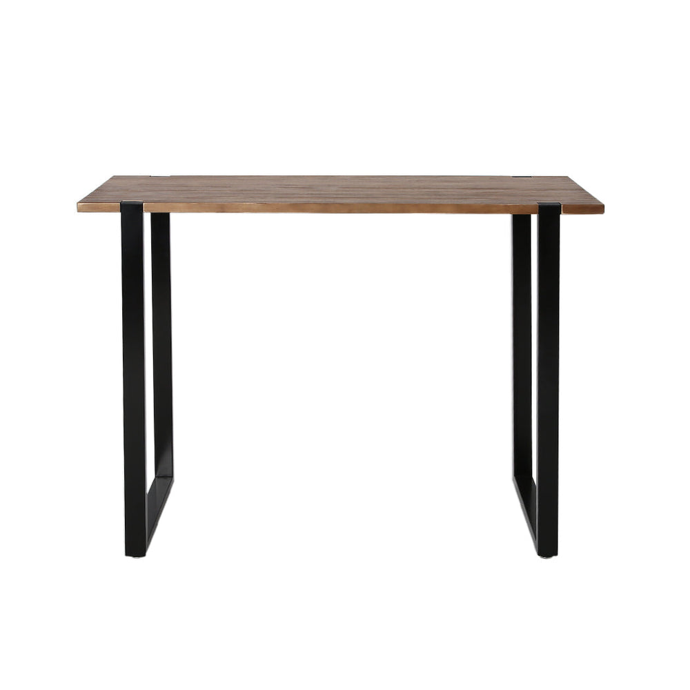 Levede High Bar Table Industrial Pub Table Dining Solid Wood Cafe Desk 120X50CM