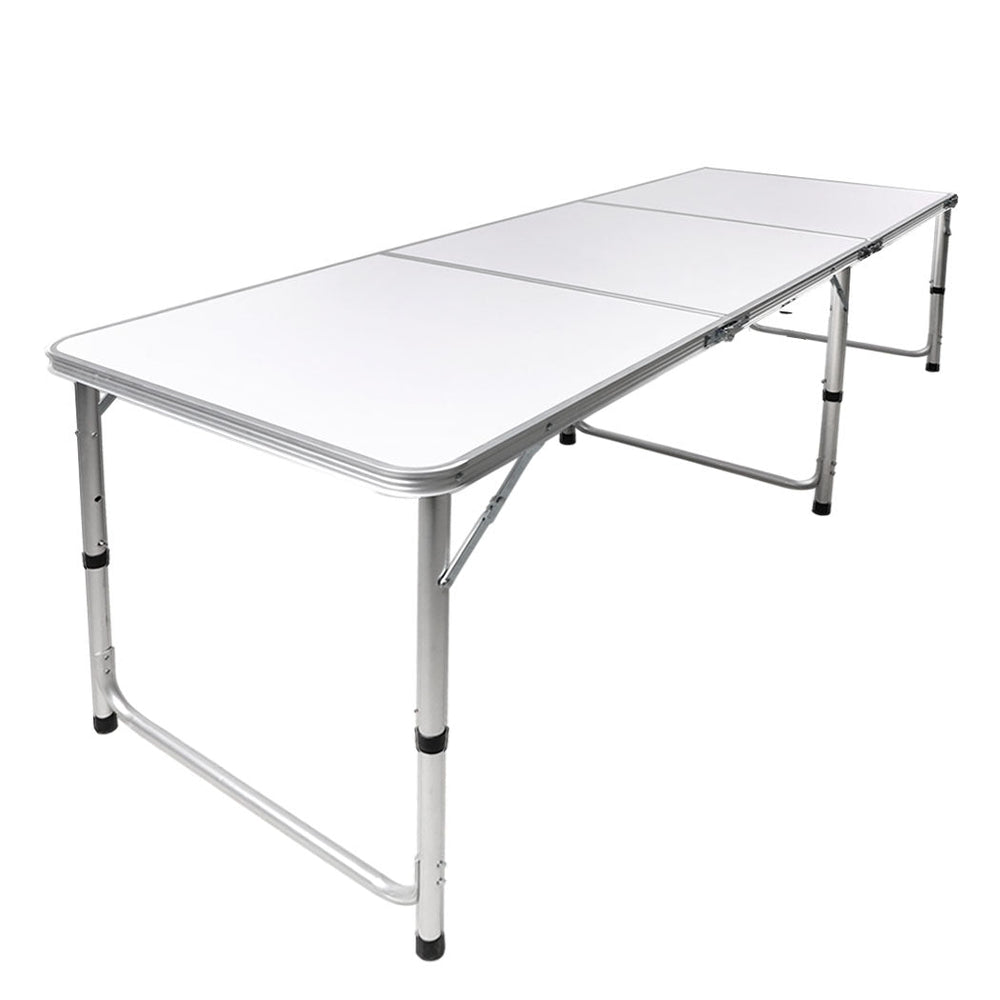 Levede Folding Camping Table Aluminium Portable Picnic Outdoor Foldable 180cm
