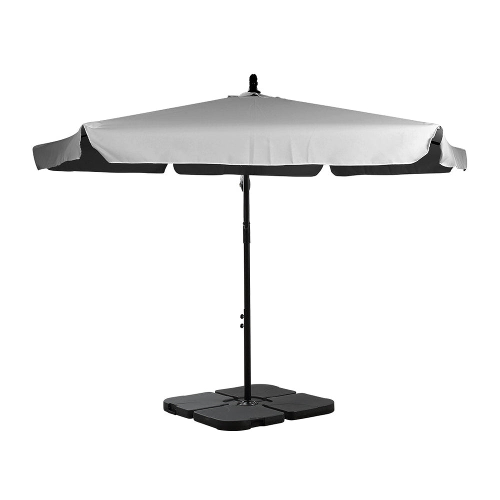 Mountview 3M Cantilever Umbrella Outdoor Umbrellas Beach Garden Patio Base Stand