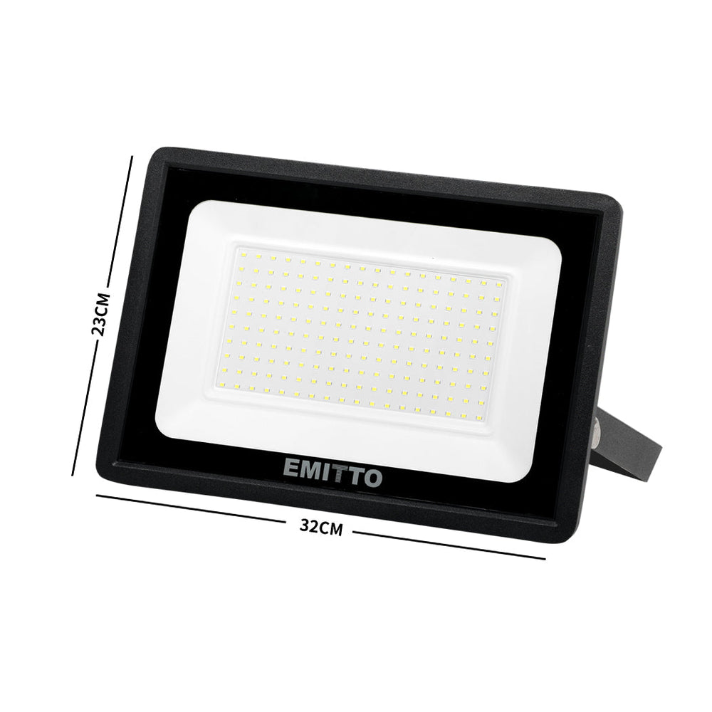 Emitto LED Flood Light 150W Outdoor Floodlights Lamp 220V-240V Cool White