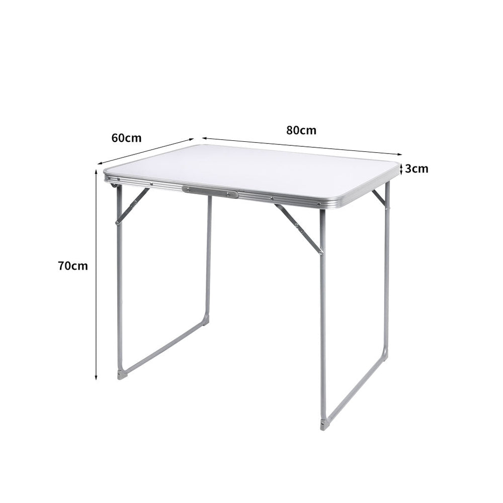 Levede Folding Camping Table Aluminium Portable Picnic Outdoor Foldable BBQ Desk