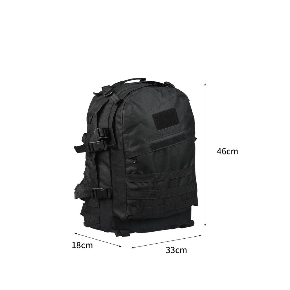 Slimbridge 35L Waterproof Backpack Military Hiking Camping Rucksack Outdoor Black