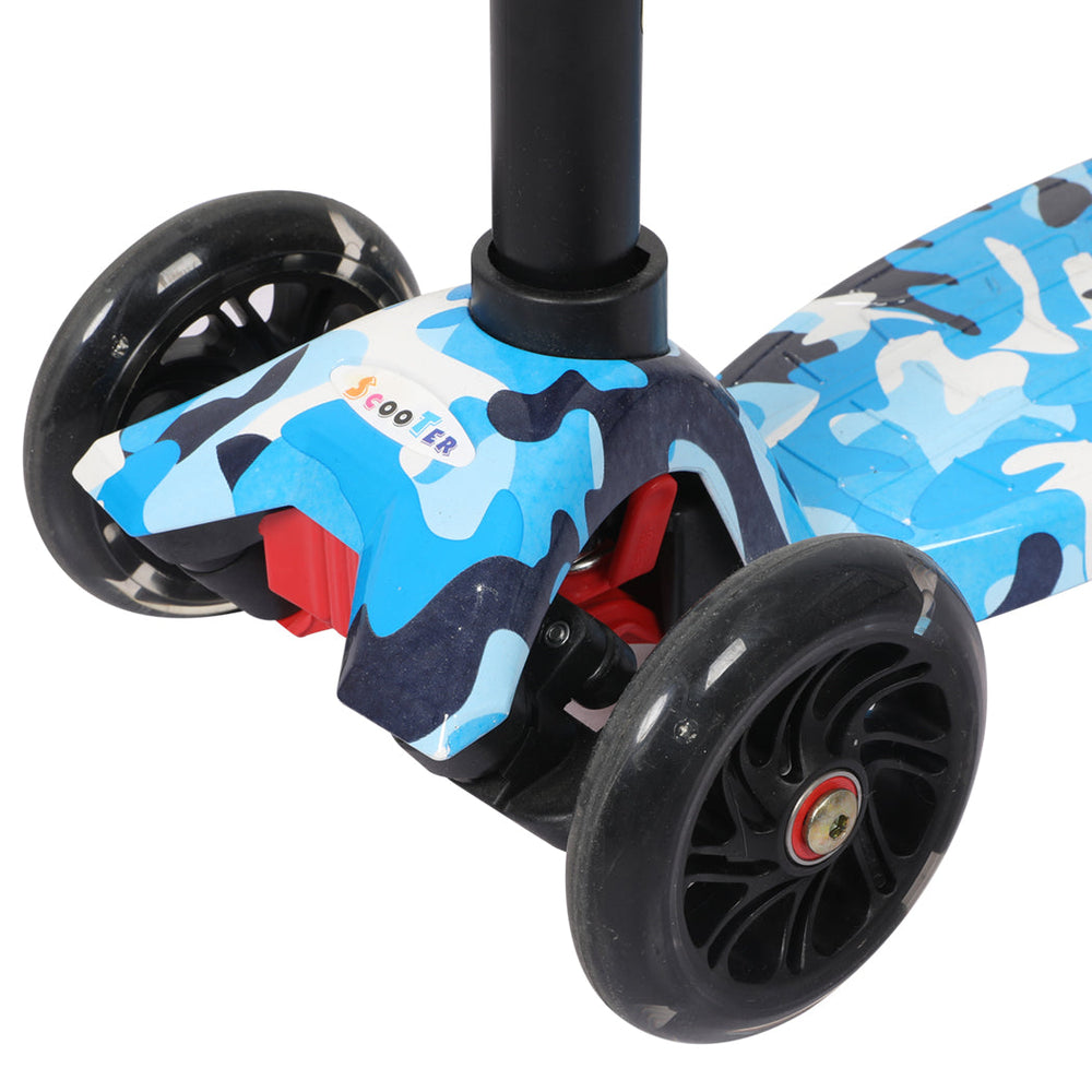 BoPeep Kids Scooter 3 Wheels Slider Toddler Toys Adjustable Height Flashing LED