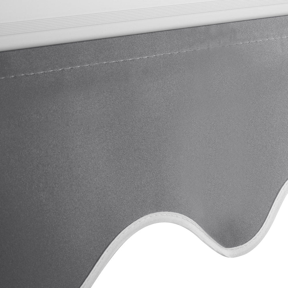 Mountview  Folding Arm Awning Retractable Manual Sunshade Canopy Window 3 x 2.5