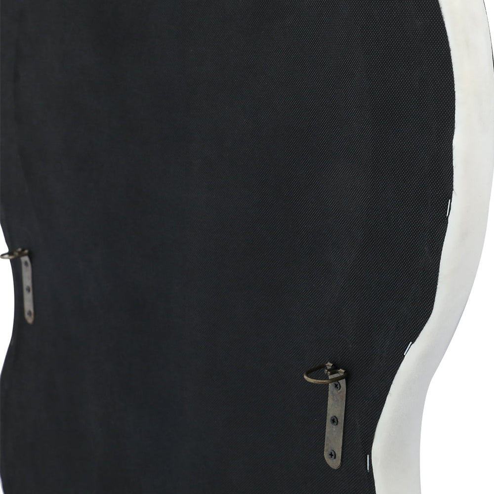 Yezi Full Length Mirror 1.6m Floor Standing Flannel Wavy Framed Dressing Makeup