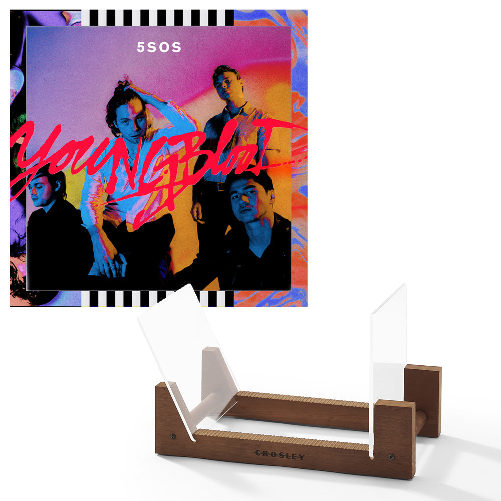 5 Seconds Of Summer Youngblood - Vinyl Album &amp; Crosley Record Storage Display Stand