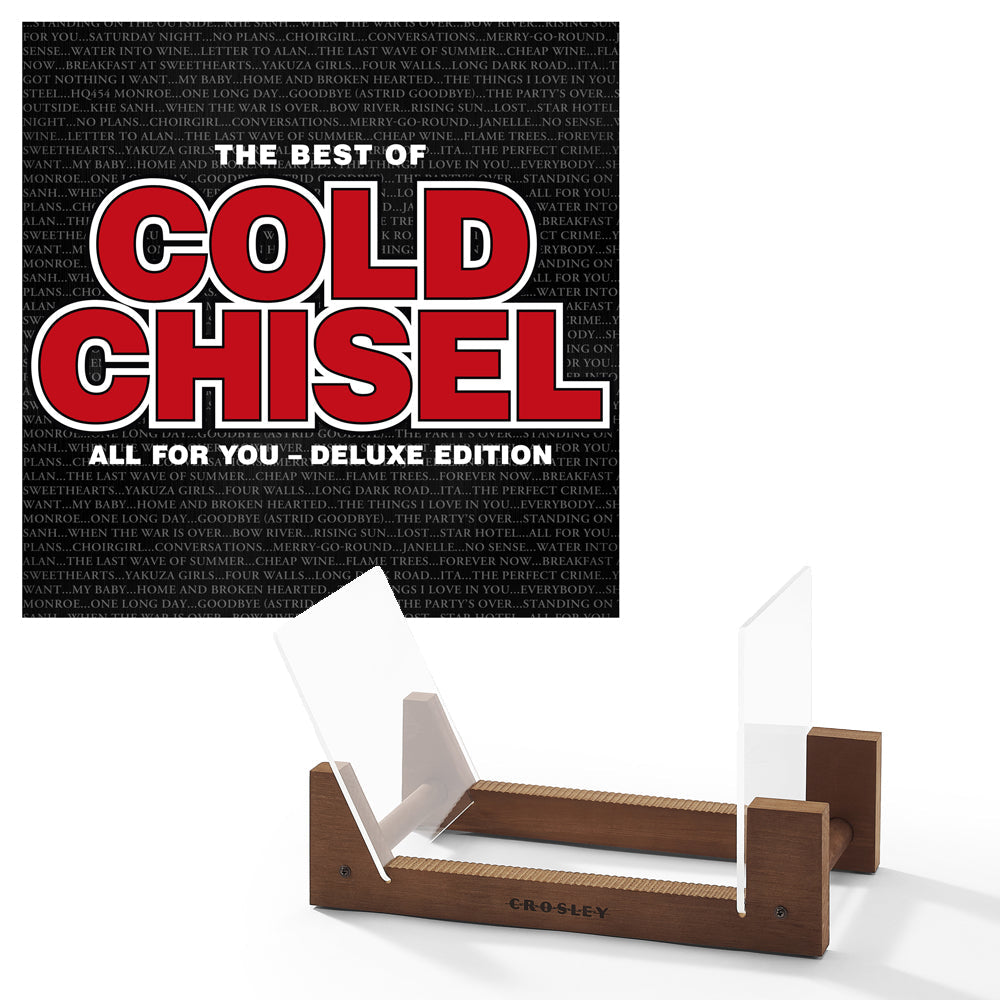 Cold Chisel The Best Of Cold Chisel - Double Vinyl Album &amp; Crosley Record Storage Display Stand