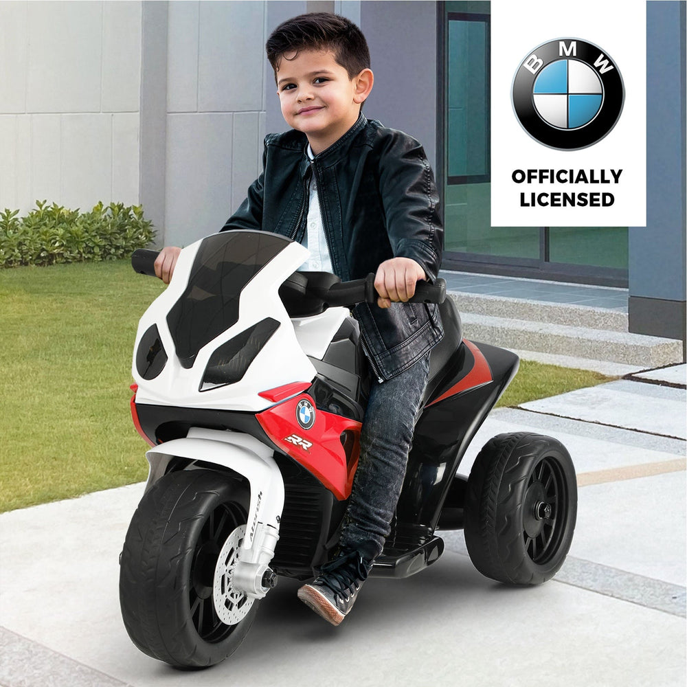 BMW Kids Ride On Motorbike Electric Police Motorcycle Police Car Toy Boy Girl