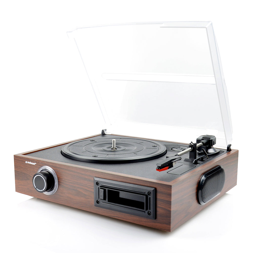 USB Turntable with Cassette Player